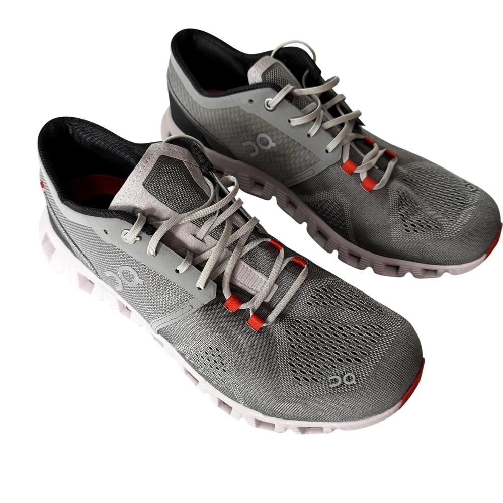On Cloud Running Shoes Womens 10.5 Gray Mesh CloudTec Lightweight Sneakers